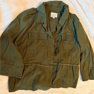 LOFT Olive Green Jacket / SZ XL